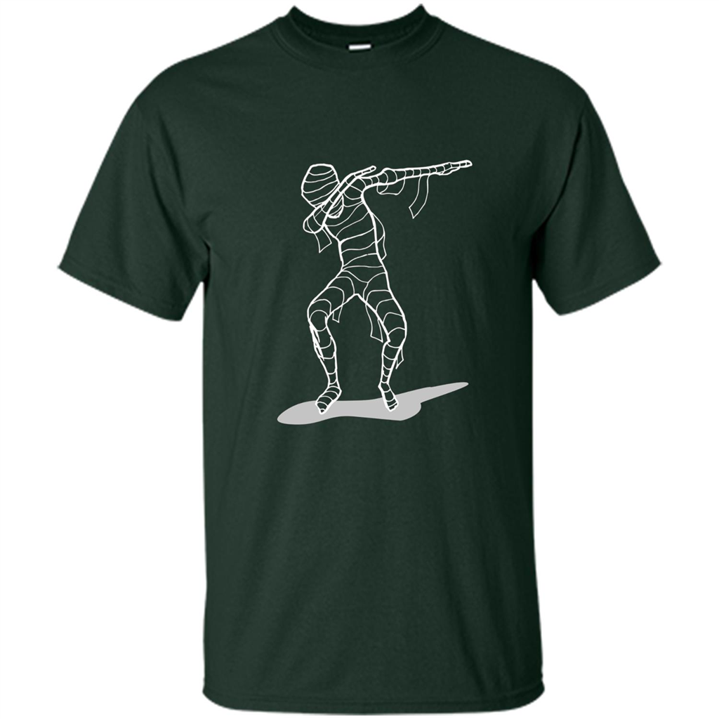 Dab Halloween T-shirt Hip Hop Dabbing Dancer T-shirt Forest Green
