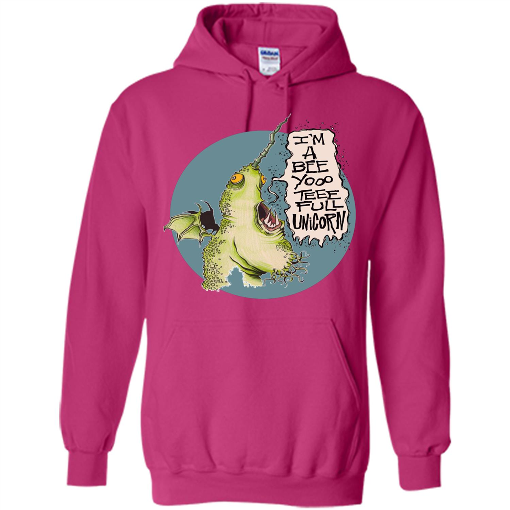 I'm A Beeyoooteeeful Unicorn T-Shirt Heliconia