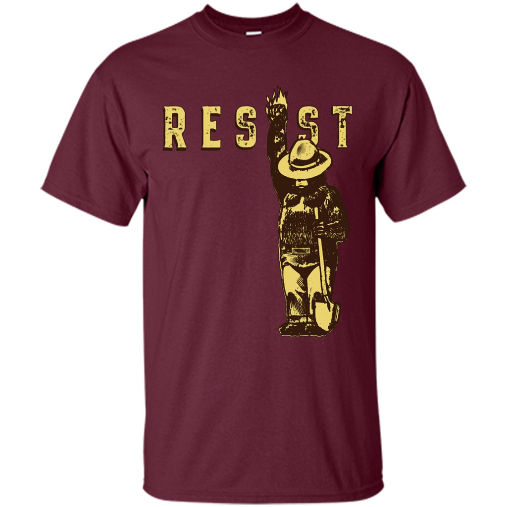 Resist T-Shirt Maroon