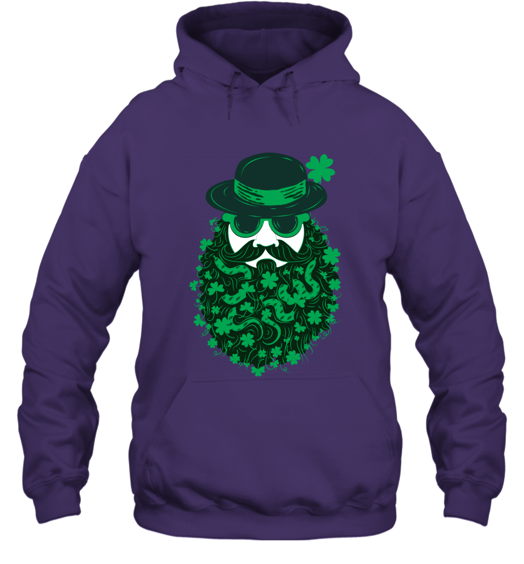Irish Man Bread Shirt Hoodie Purple
