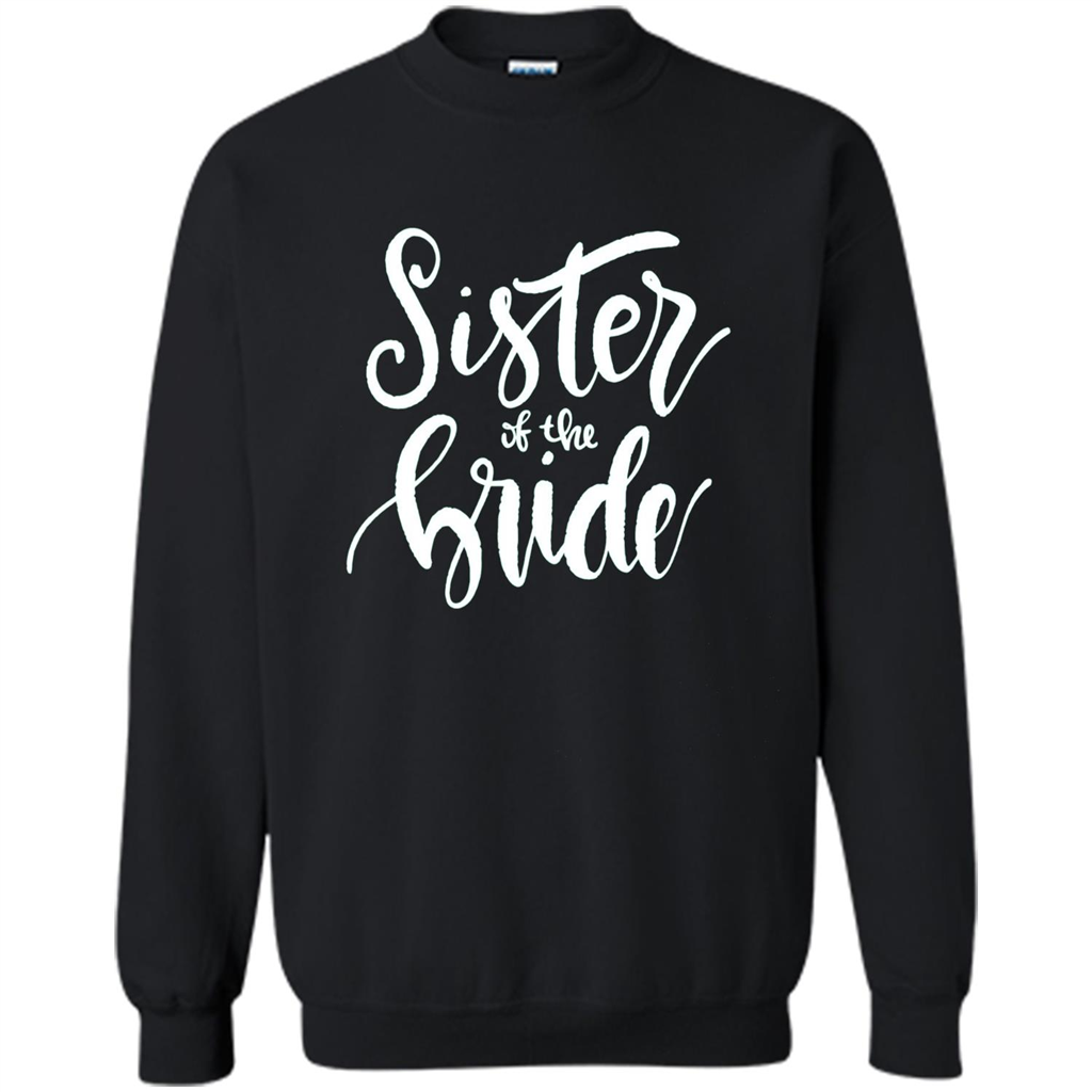 Sister Of The Bride T-shirt Black