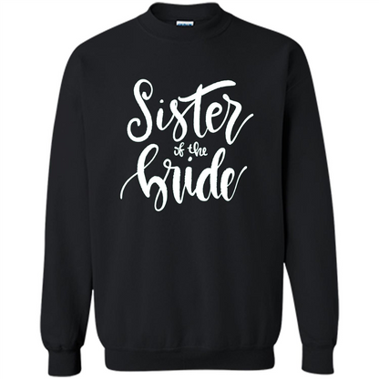 Sister Of The Bride T-shirt Black