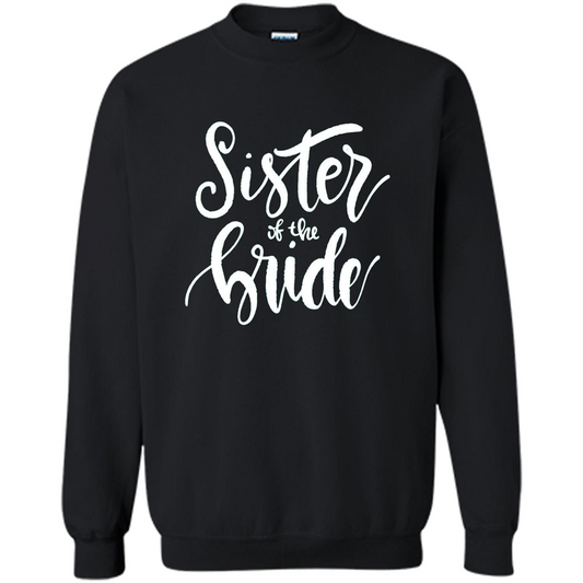 Sister Of The Bride T-shirt Black