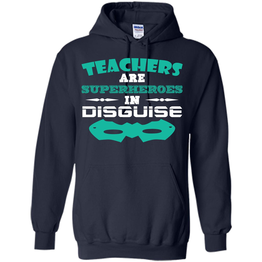 Teacher T-shirt Teachers Are Superheroes In Disguise Navy