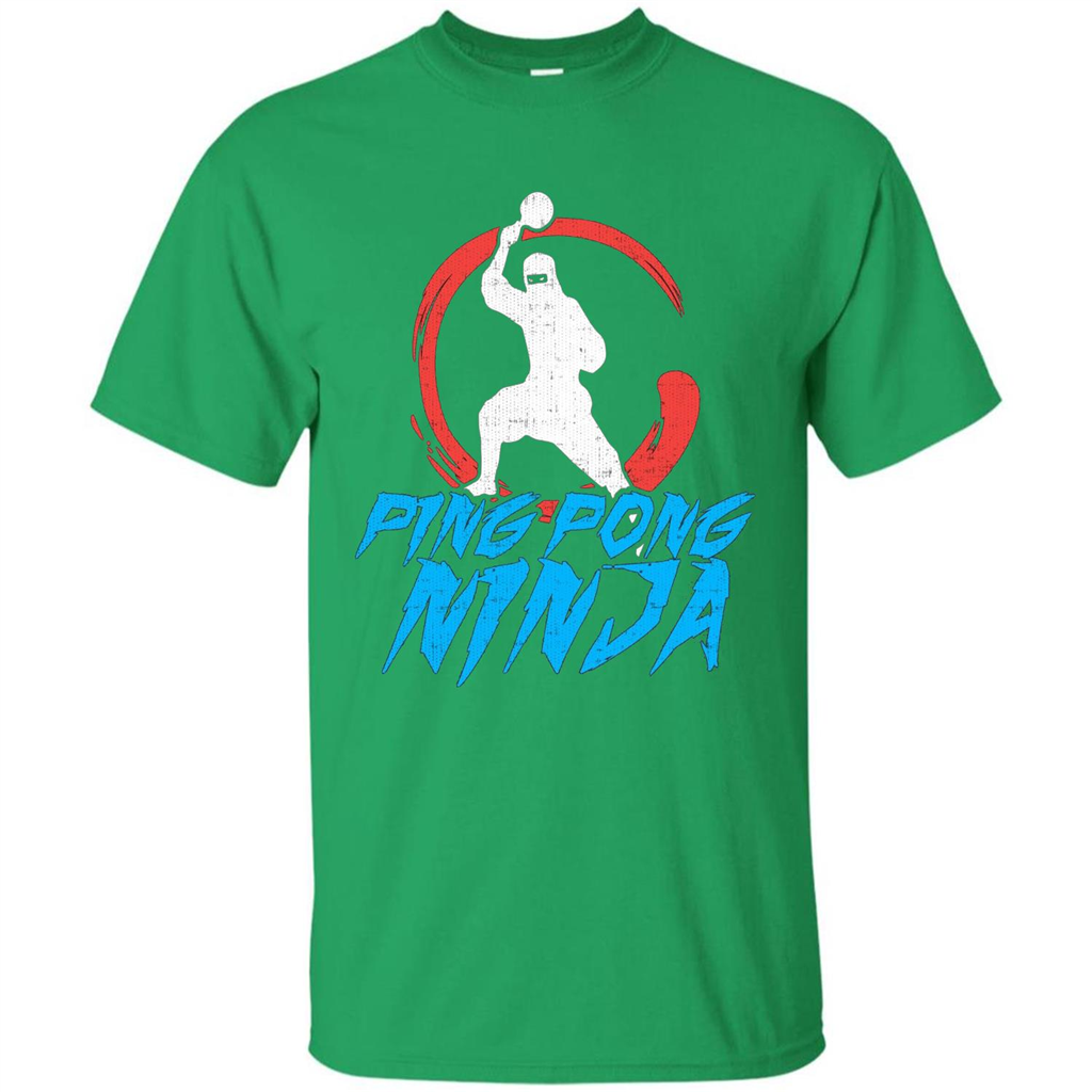 Ping Pong Ninja T-Shirt Irish Green
