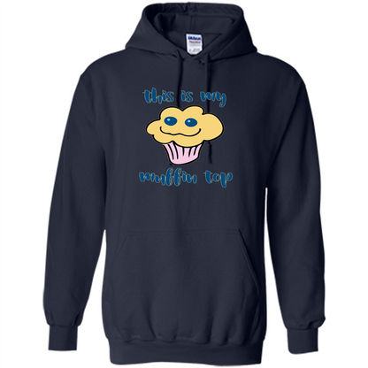 Baking T-shirt Funny This Is My Muffin Top T-Shirt Navy