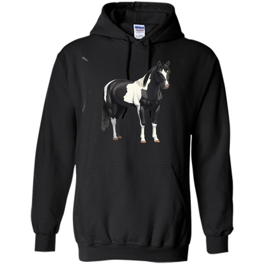 Beautiful Black Horse T-shirt Black