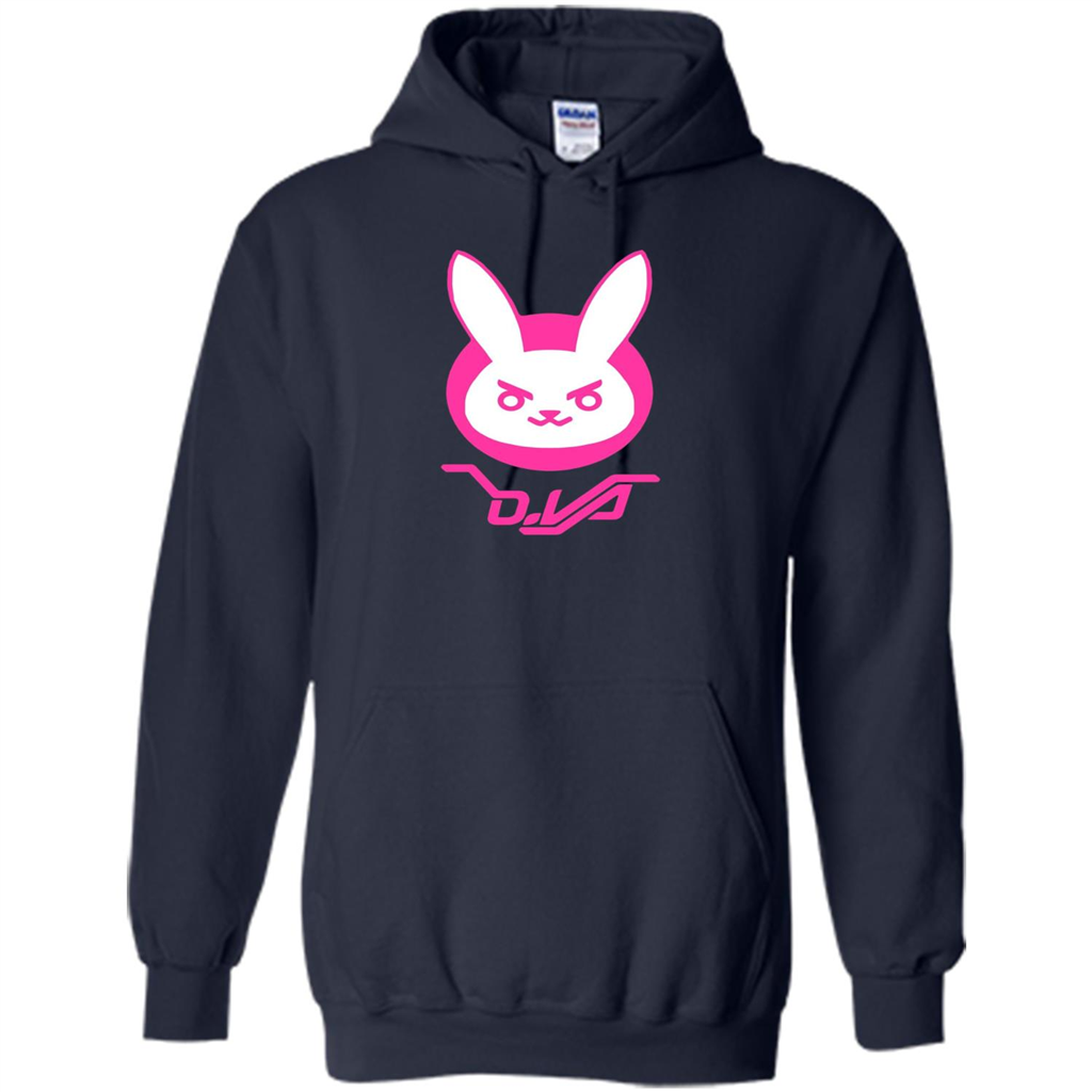 Overwatch D.VA Bunny Spray T-shirt Navy