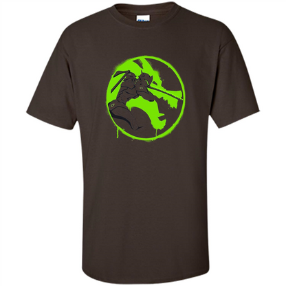 Overwatch Genji Shimada Spray T-shirt Dark Chocolate
