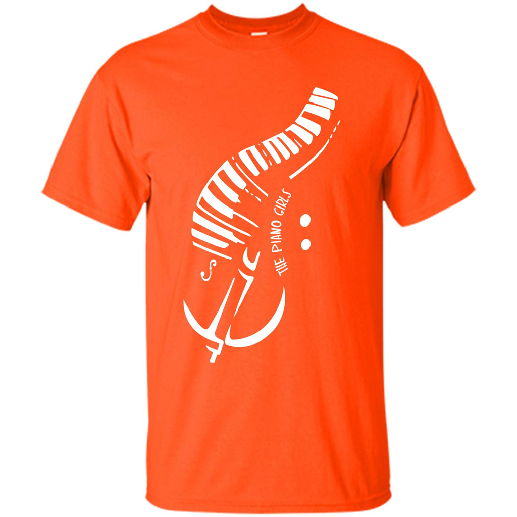 Pianist T-shirt The Piano Girls T-shirt Orange