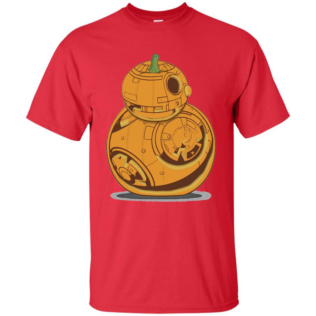 BB-8 Pumpkin Carving Halloween T-Shirt Red