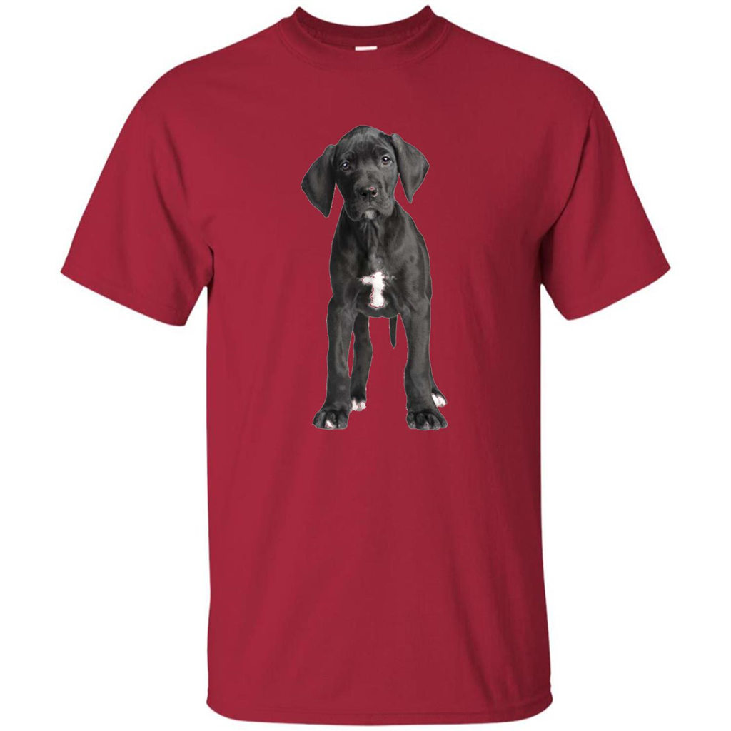 Great Dane Puppy T-shirt Cardinal