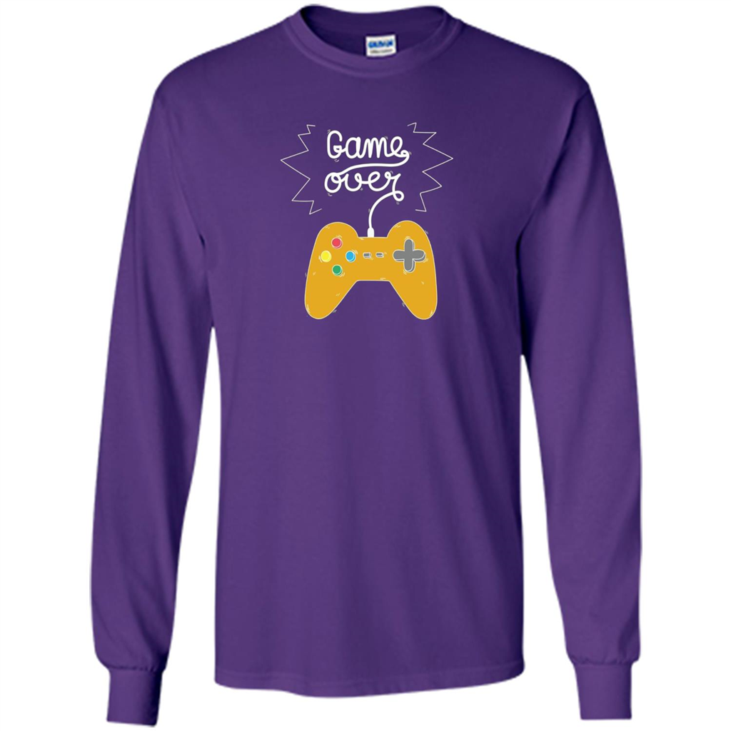 Gamer T-shirt Game Over Purple