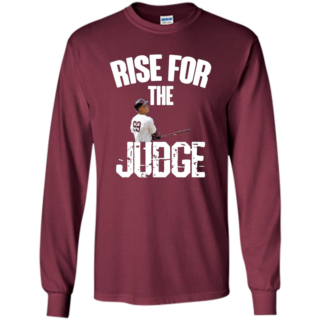 All Rise For The Judge Shirt 99 Baseball T-shirt Maroon
