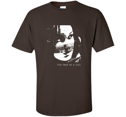The Head of a Girl (official) Band Summer T shirt Casual Top t-shirt Dark Chocolate