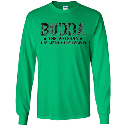 Fathers Day T-shirt Bubba The Veteran The Myth The Legend Irish Green