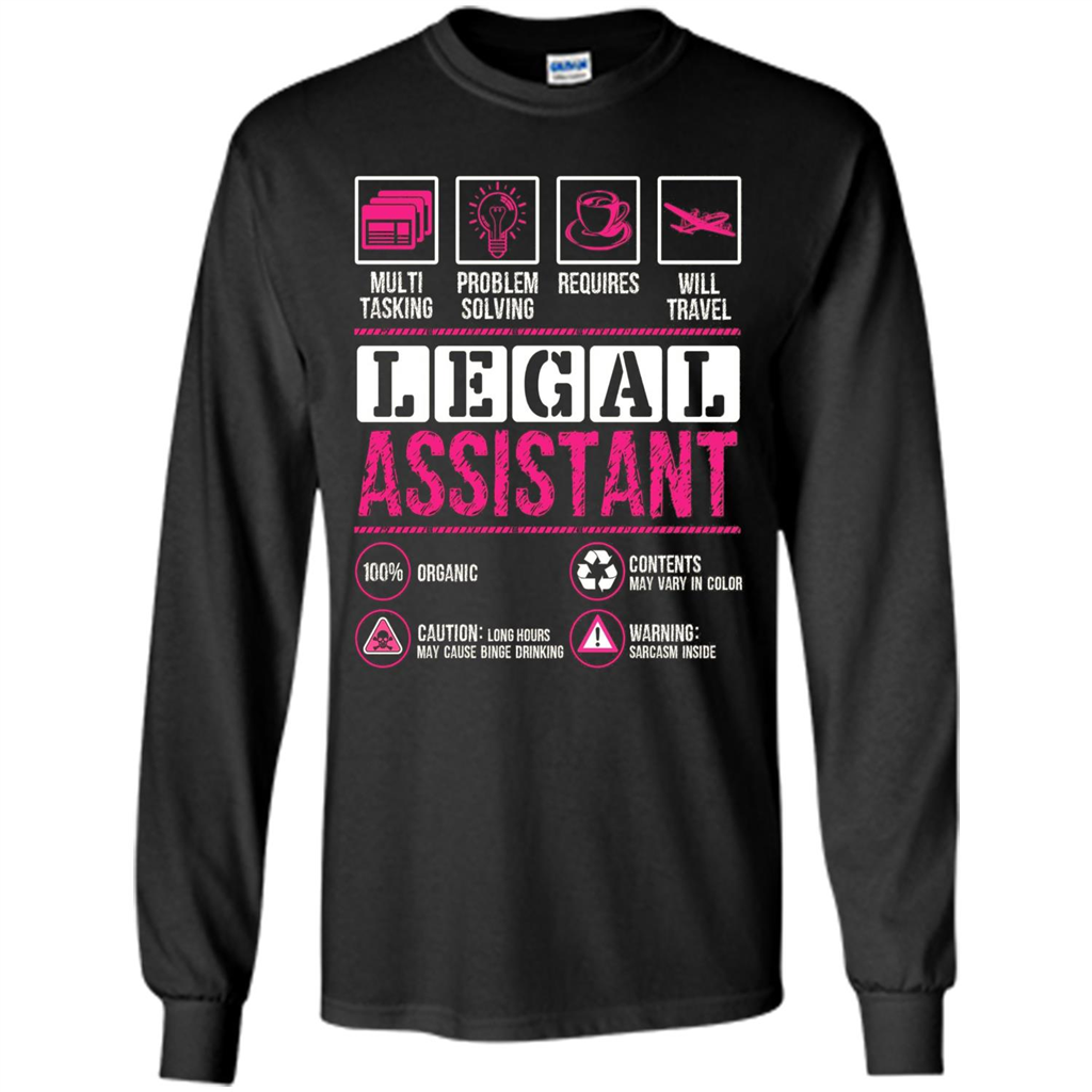 Legal Assistant T-shirt Funny Legal Assistant T-shirt Black