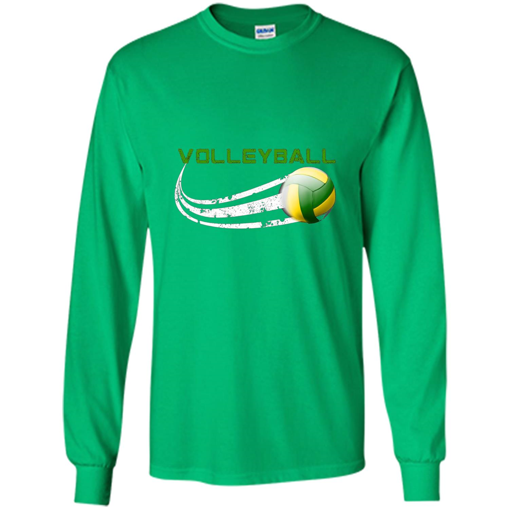 Sports T-shirt Volleyball Player Irish Green