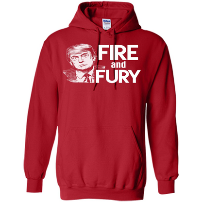 American T-shirt Fire And Fury Red