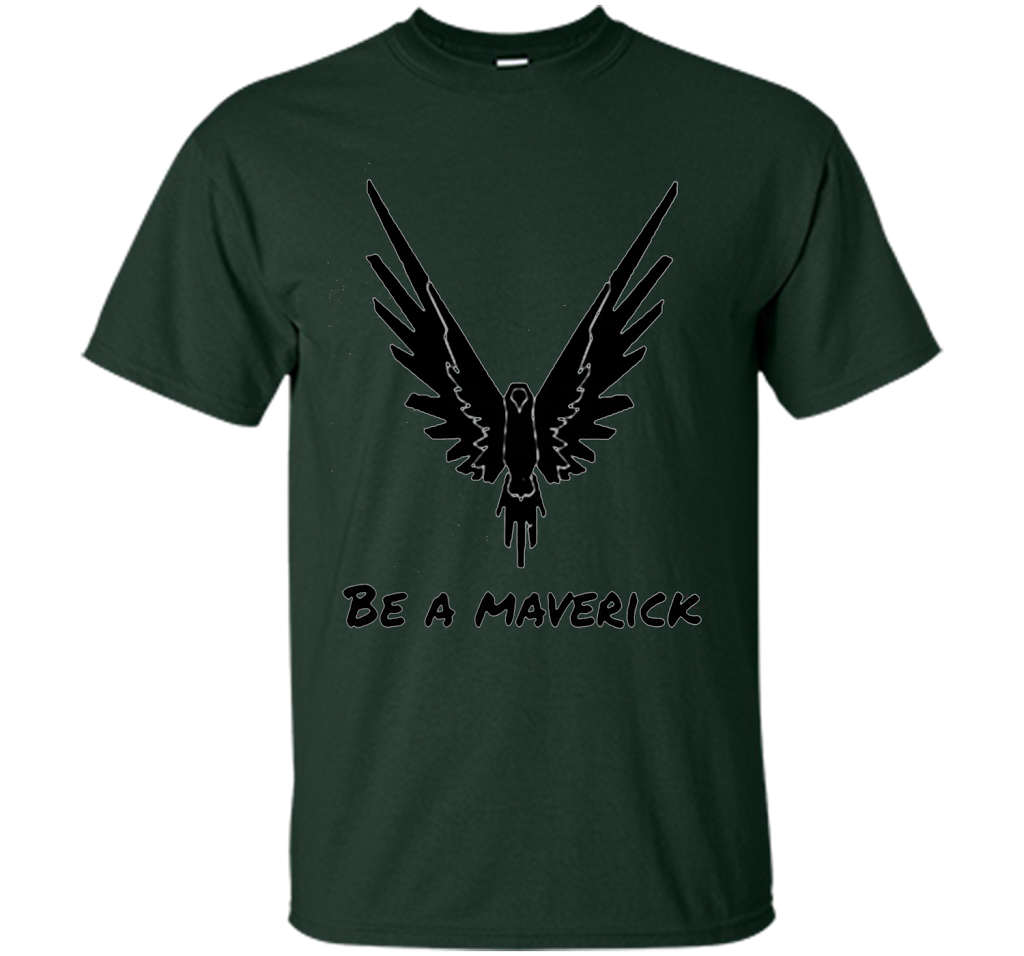 Vibrant T-Shirt Be A Maverick T-shirt Forest Green