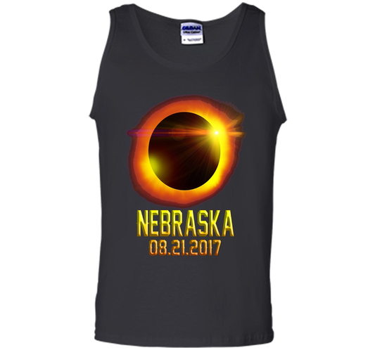 Nebraska Total Solar Eclipse 2017 T-shirt Black