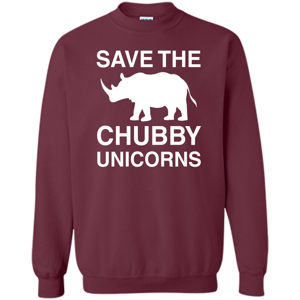 Save the Chubby Unicorns T Shirt For Men, Womens, and Kids Maroon