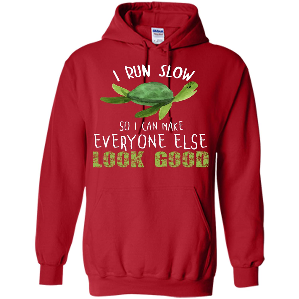Turtle T-shirt I Run Slow So I Can Make Everyone Else Look Good Red