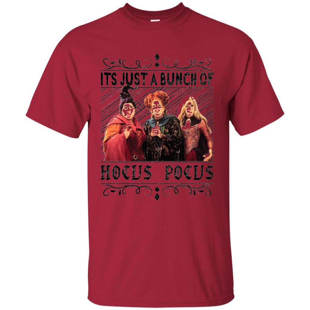 It'S Just A Bunch Of Hocus Pocus Halloween T-shirt Cardinal