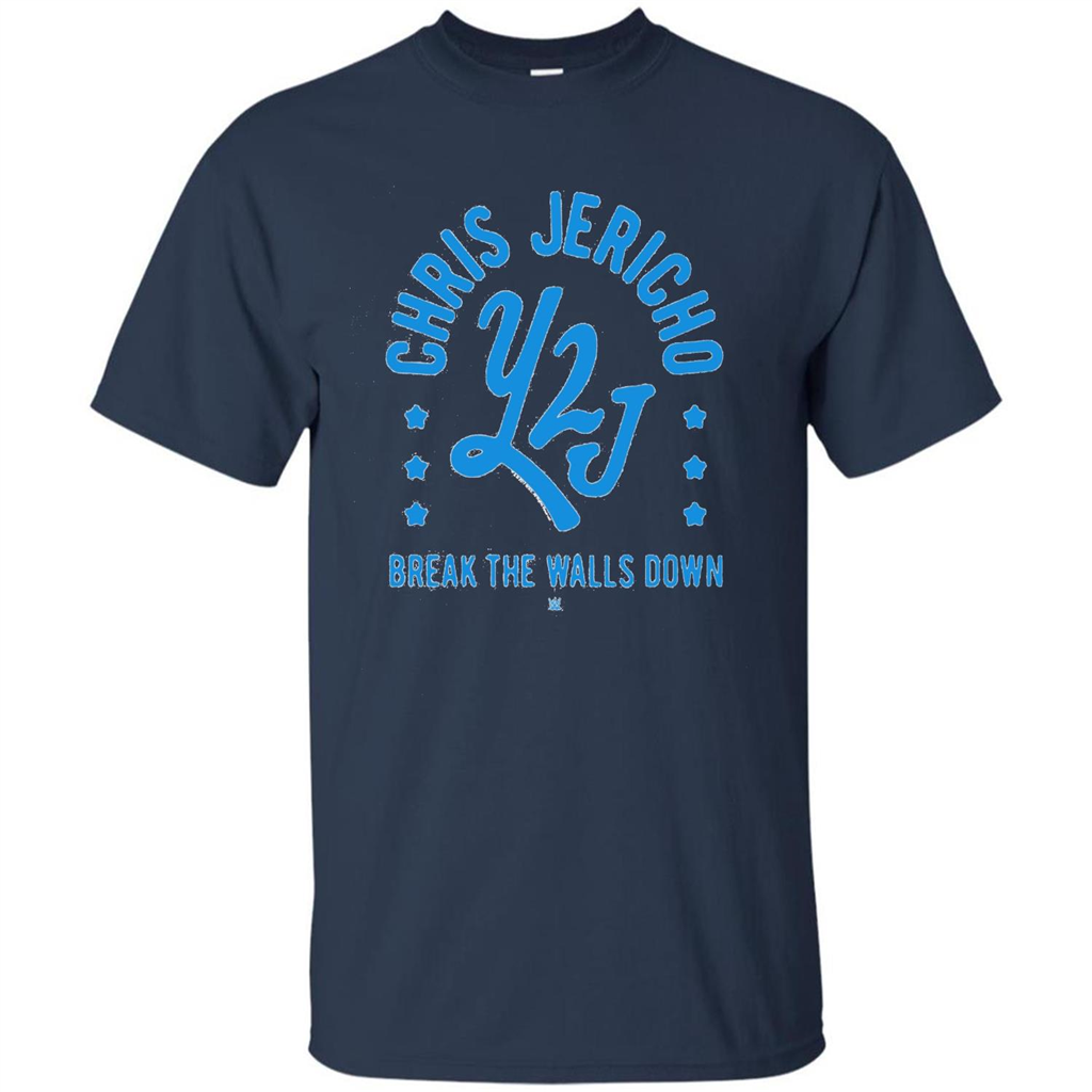 Chris Jericho Break The Walls Down T-shirt Navy