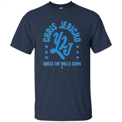 Chris Jericho Break The Walls Down T-shirt Navy