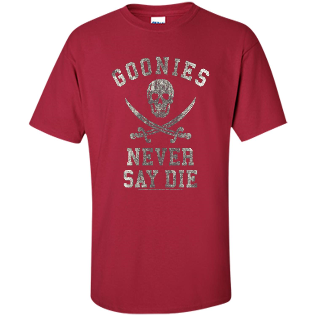 Goonies Never Say Die T-shirt Cardinal