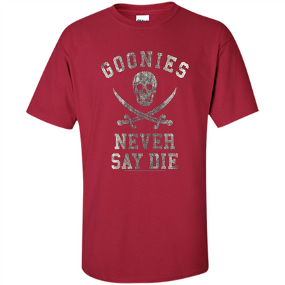 Goonies Never Say Die T-shirt Cardinal