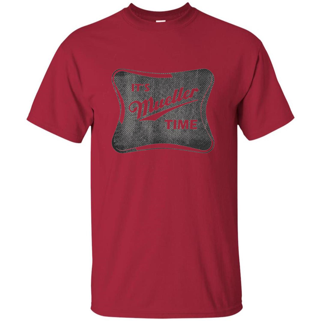 It's Mueller Time Distressed T-Shirt Cardinal
