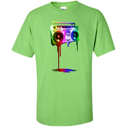 Melting Boombox Digital Rainbow Look Lime