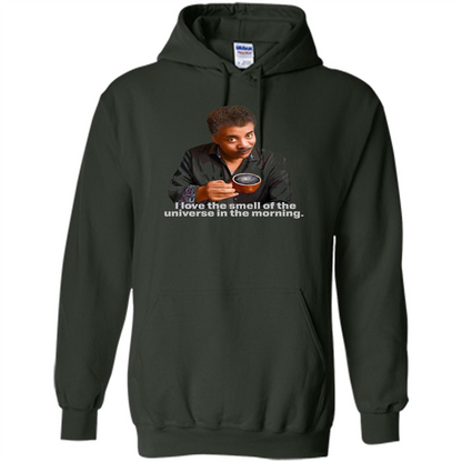 Neil Degrasse Tyson I Love The Smell Of The Universe T-Shirt Forest Green