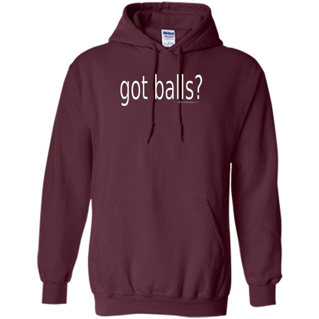 Got Balls Bowling League T-shirt Maroon