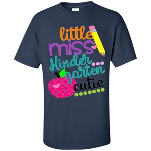 School Kids Daughter Little Miss Kindergarten Cutie T-shirt