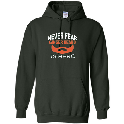 Funny Beard T-shirt Never Fear Ginger Beard Is Here