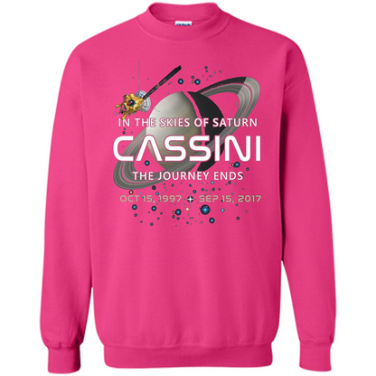 Cassini Spacecraft End Of Mission At Saturn T-Shirt Heliconia