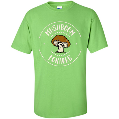 I Love Mushrooms T-shirt Mushroom Forager Lime
