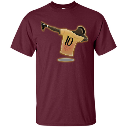 Dabbing Soccer T-shirt Maroon