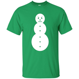 Christmas T-shirt Angry Snowman T Shirt