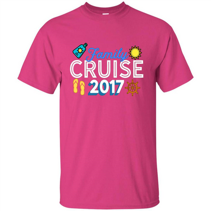 Family T-shirt Family Cruise 2017 Heliconia