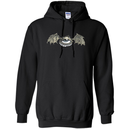 Eyebat T-shirt Scary Halloween Tshirt Black
