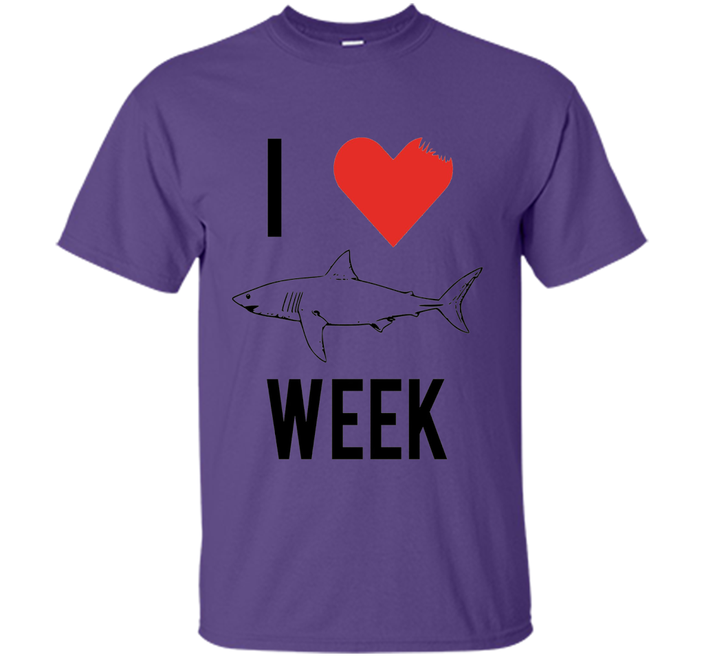 I Love Shark Shirt shirt Purple