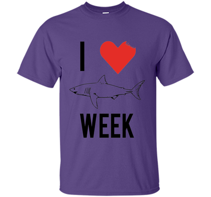 I Love Shark Shirt shirt Purple