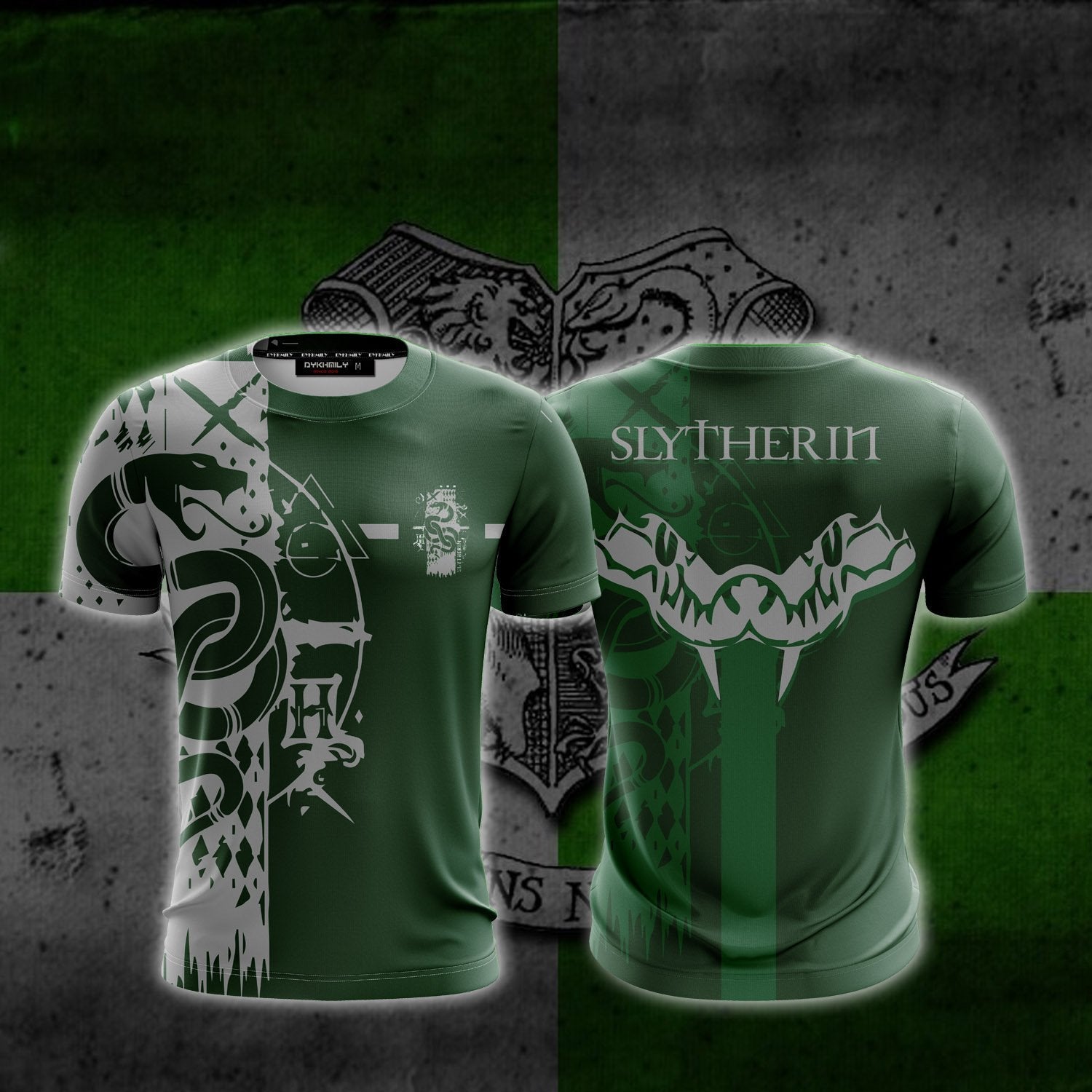 Quidditch Slytherin Harry Potter New Look Unisex 3D T-shirt