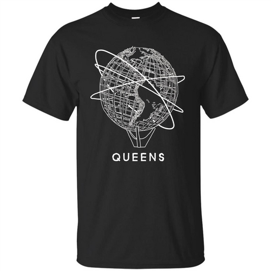 Queens New York Unisphere T-shirt Black