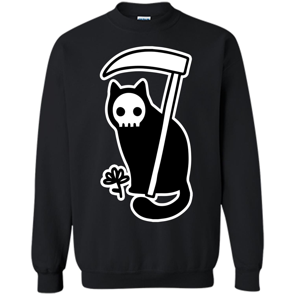 Cat Grimm Reaper T-shirt Black