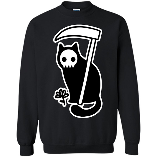 Cat Grimm Reaper T-shirt Black